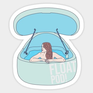 Float Pod - Water Tank - Sensory Deprivation Sticker